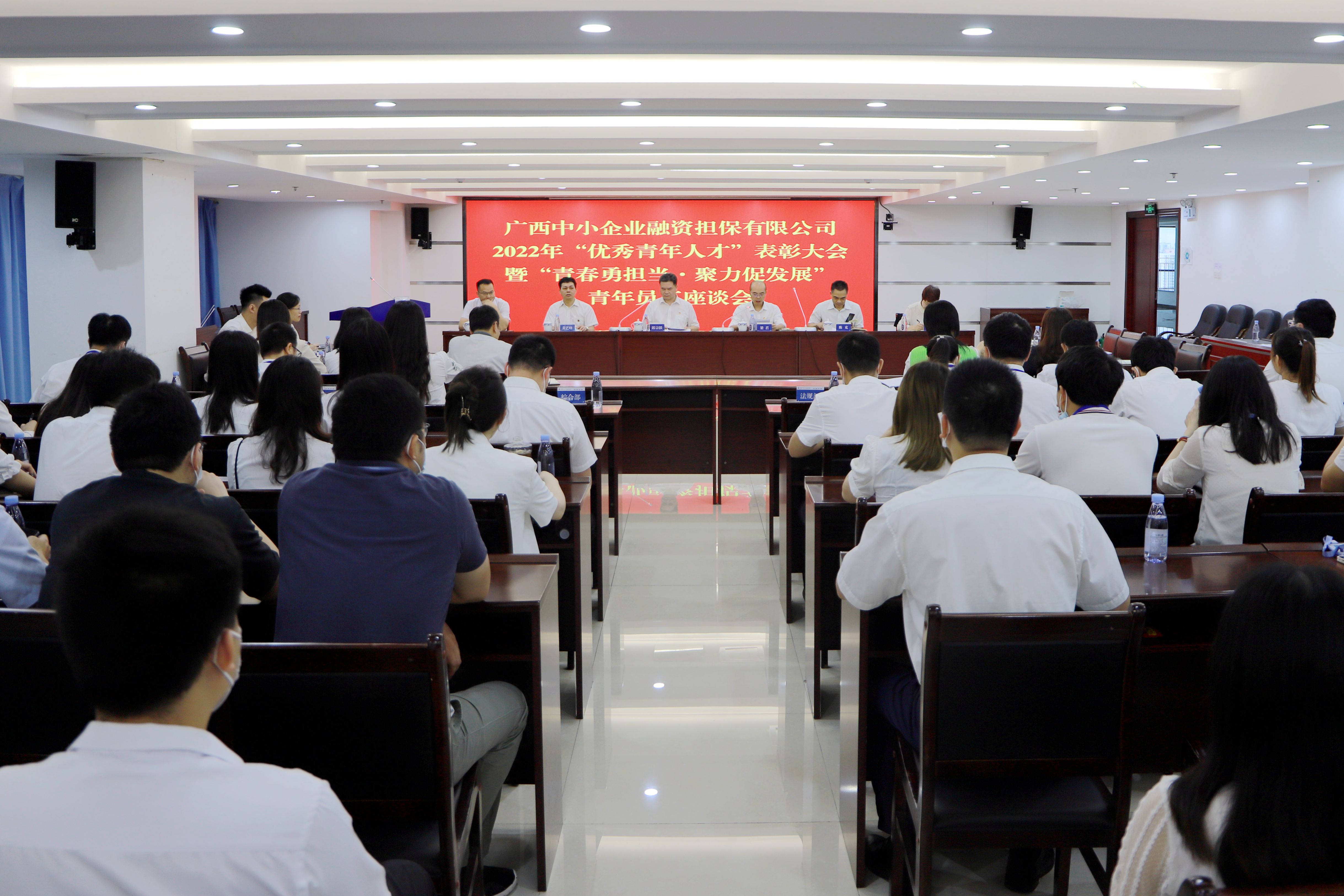 黨委書記講專題黨課，熱議建團百年有我！中小擔保召開“優(yōu)秀青年人才”表彰大會暨“青春勇?lián)?聚力促發(fā)展”青年員工座談會