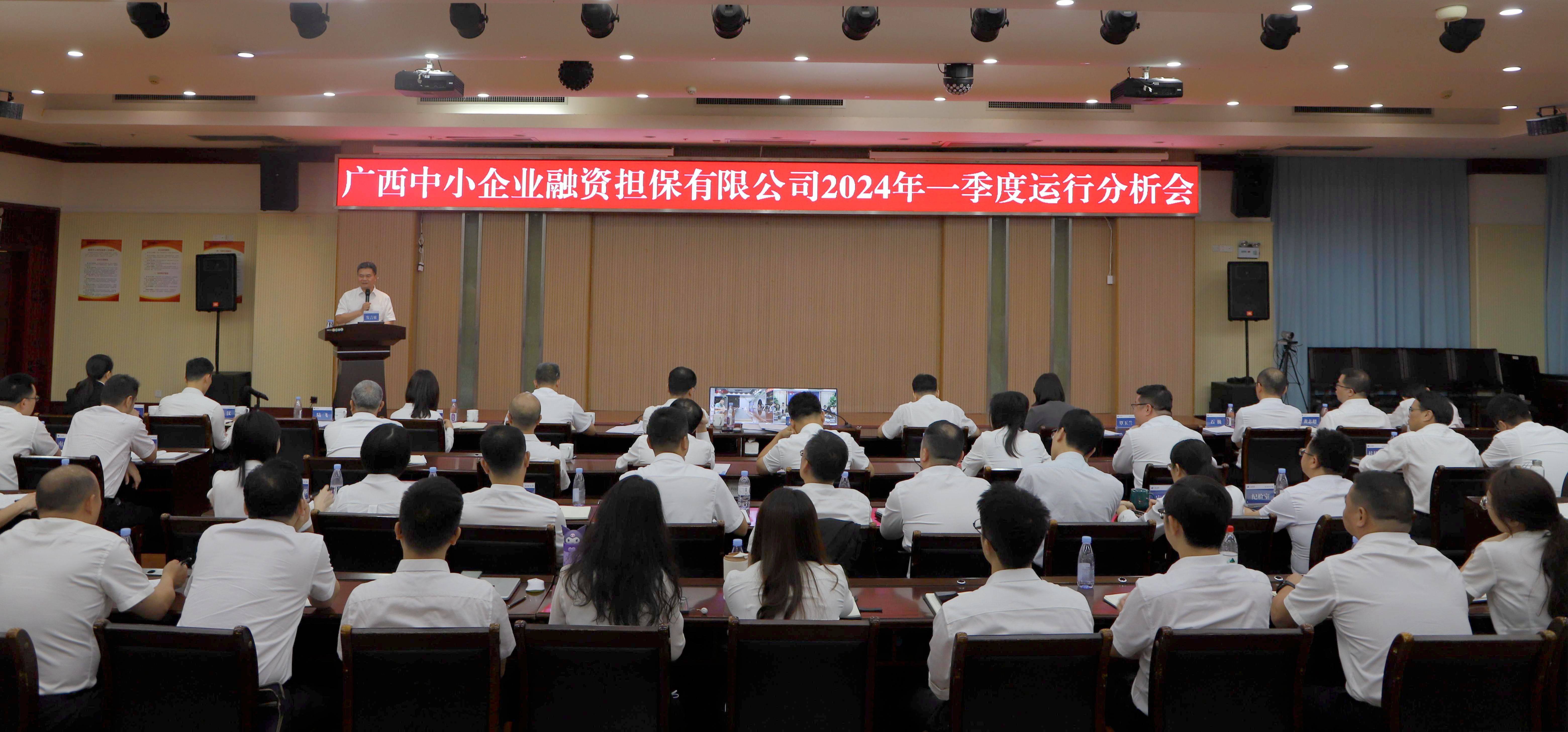 【落實(shí)落細(xì)落地，全力攻堅“雙過半”】中小擔(dān)保召開2024年一季度運(yùn)行分析會